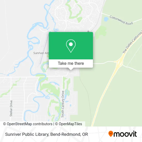 Sunriver Public Library map