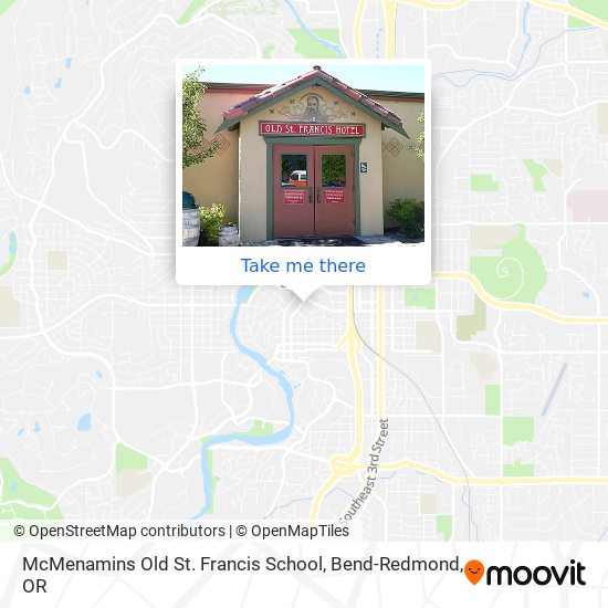 Mapa de McMenamins Old St. Francis School