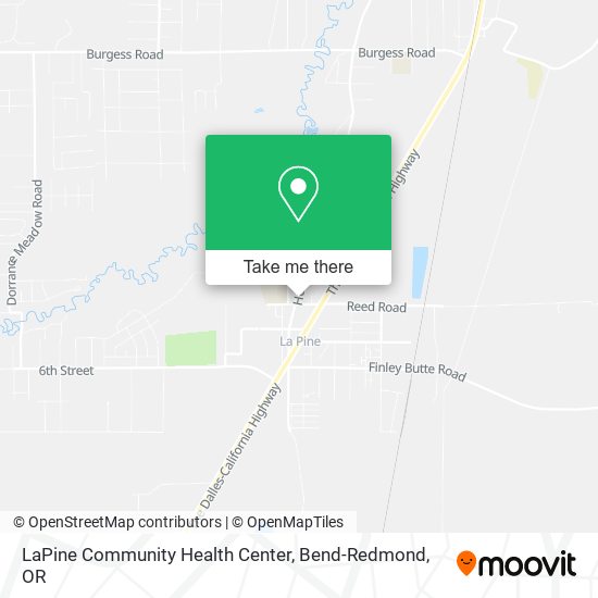 LaPine Community Health Center map