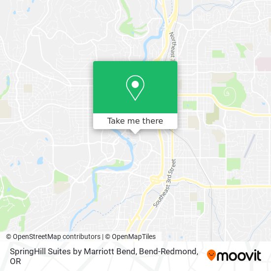 SpringHill Suites by Marriott Bend map