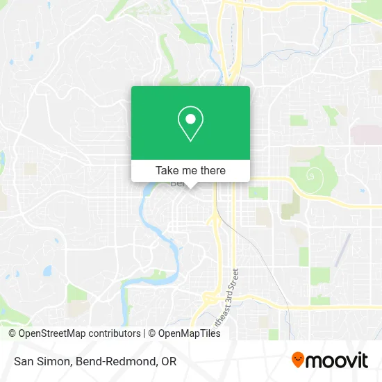 San Simon map