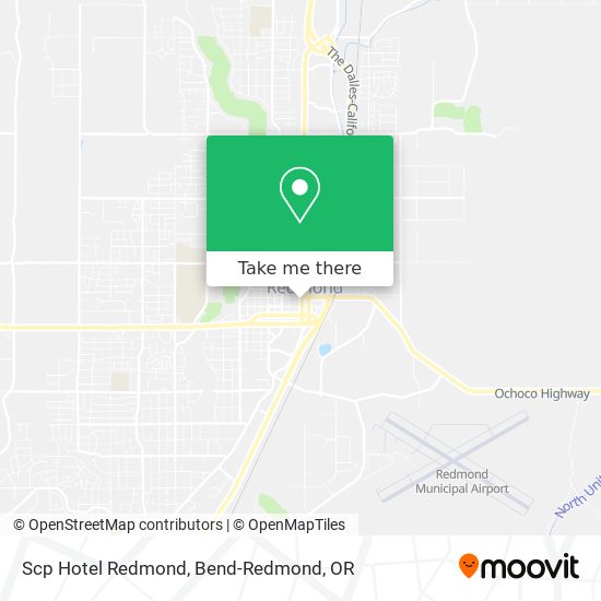 Scp Hotel Redmond map