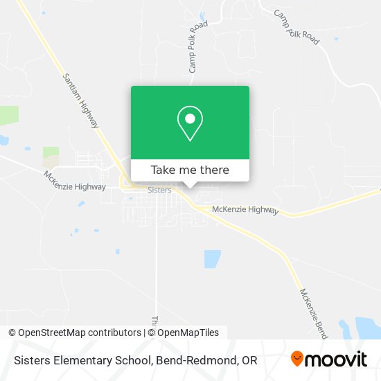 Mapa de Sisters Elementary School