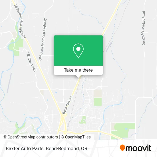 Baxter Auto Parts map