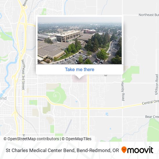 St Charles Medical Center Bend map
