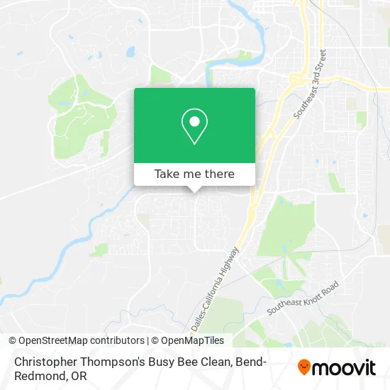 Christopher Thompson's Busy Bee Clean map