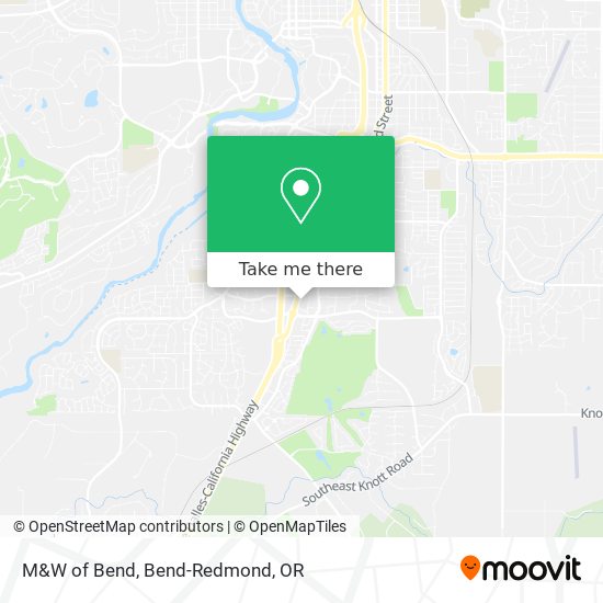 M&W of Bend map