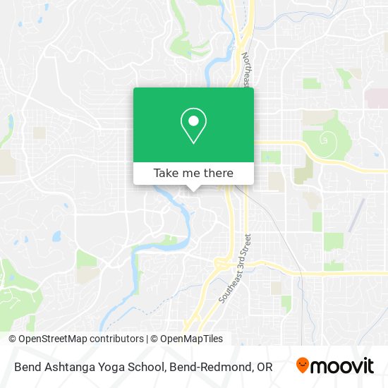 Mapa de Bend Ashtanga Yoga School