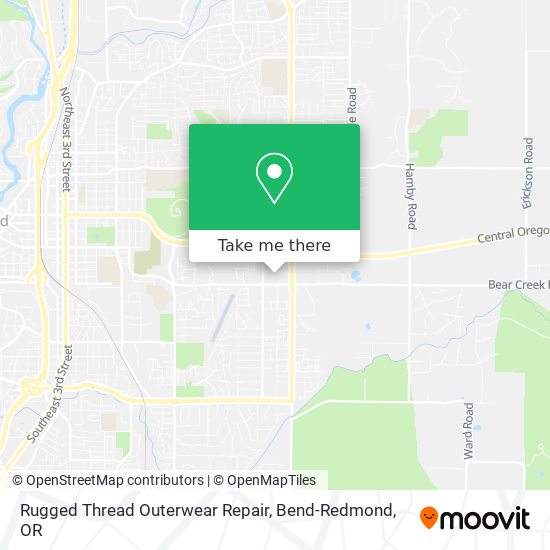 Mapa de Rugged Thread Outerwear Repair