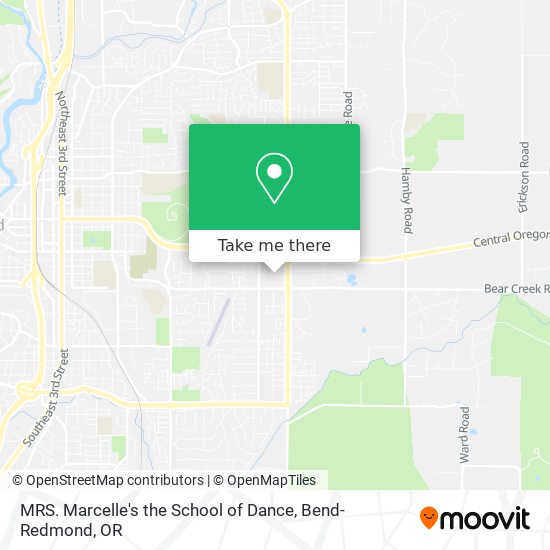 MRS. Marcelle's the School of Dance map