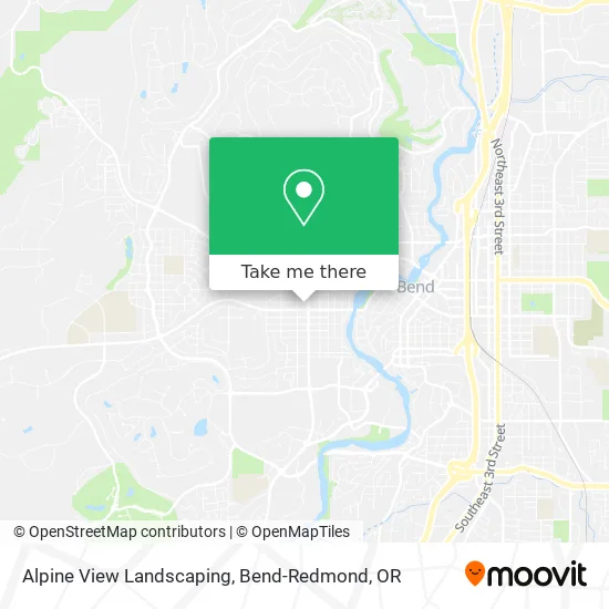 Alpine View Landscaping map