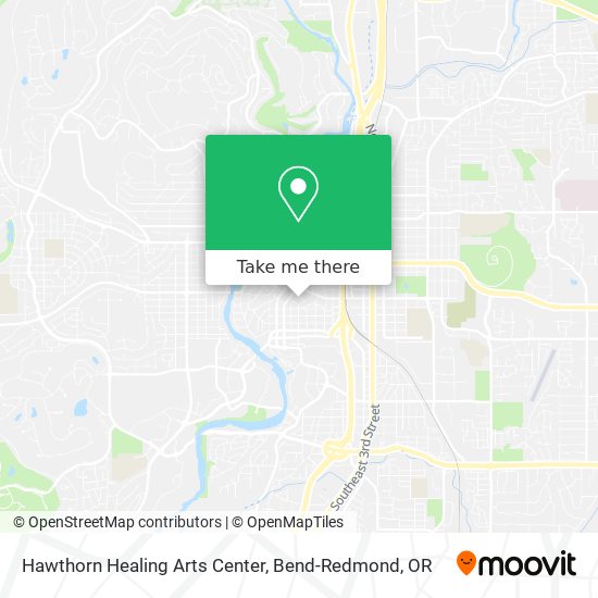 Hawthorn Healing Arts Center map