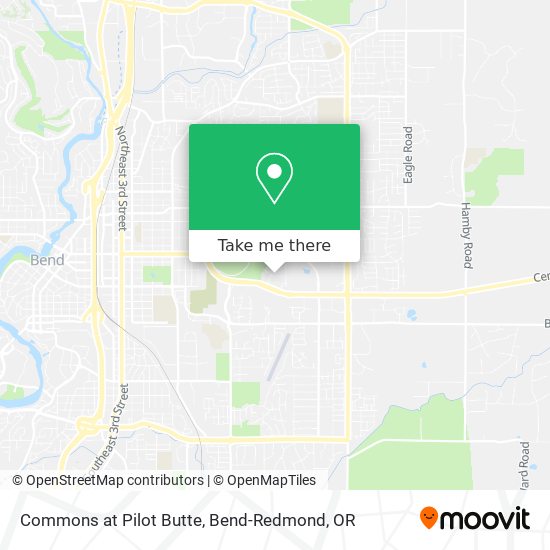 Commons at Pilot Butte map