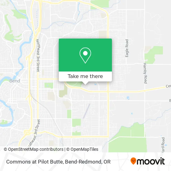 Commons at Pilot Butte map
