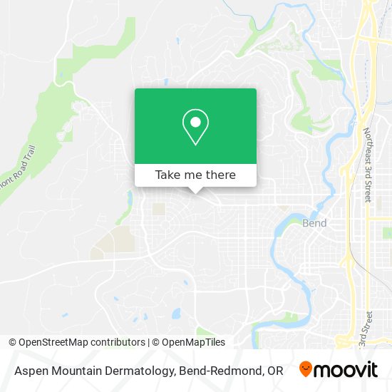 Aspen Mountain Dermatology map