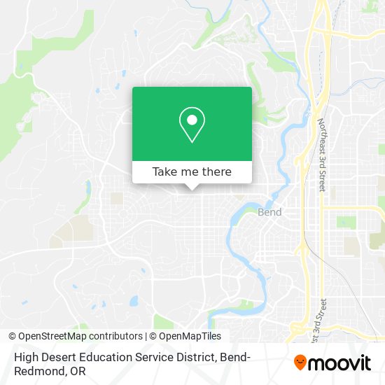 Mapa de High Desert Education Service District