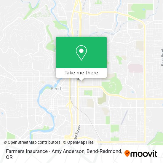 Farmers Insurance - Amy Anderson map