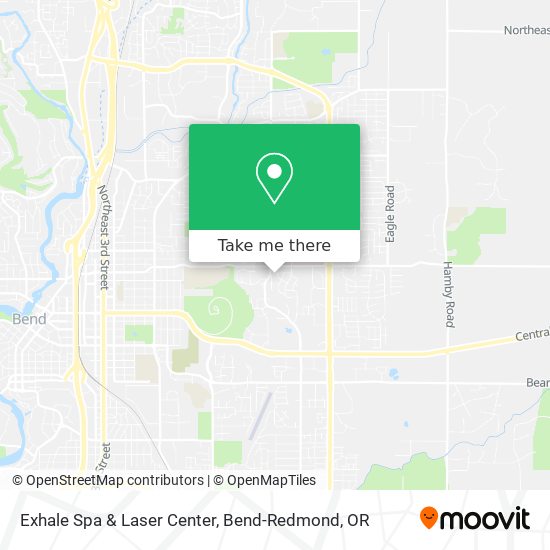Exhale Spa & Laser Center map