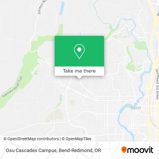 Osu Cascades Campus map