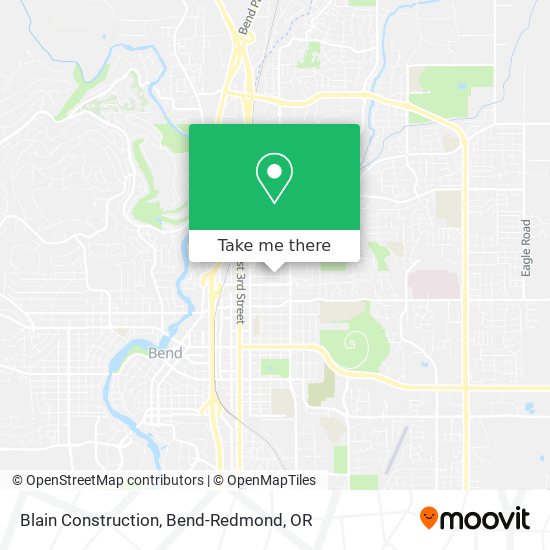 Blain Construction map