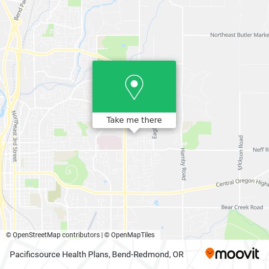 Mapa de Pacificsource Health Plans