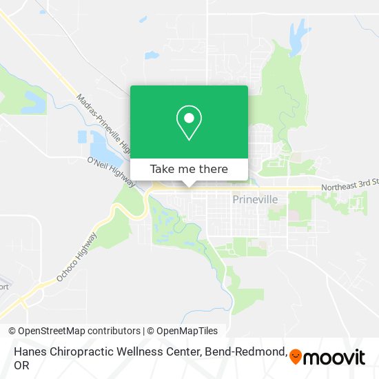 Mapa de Hanes Chiropractic Wellness Center