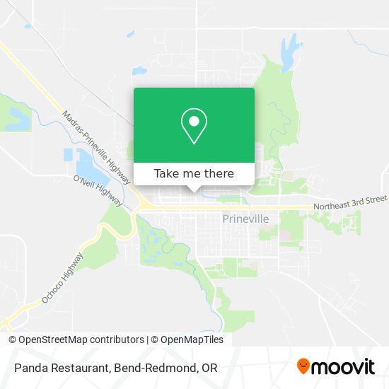 Mapa de Panda Restaurant