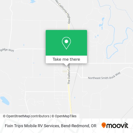Mapa de Fixin Trips Mobile RV Services
