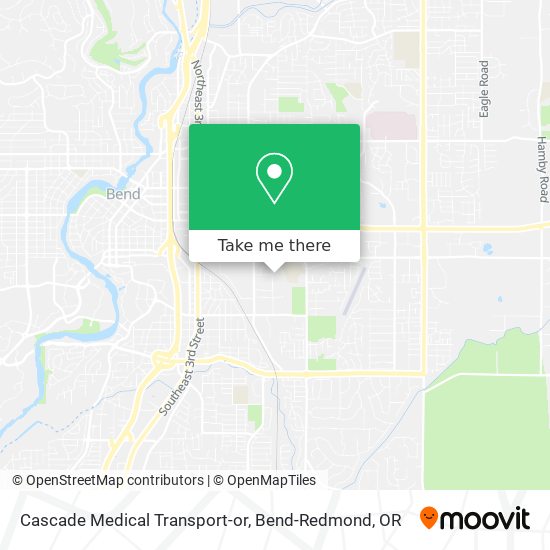 Cascade Medical Transport-or map