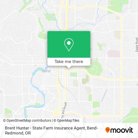 Mapa de Brent Hunter - State Farm Insurance Agent