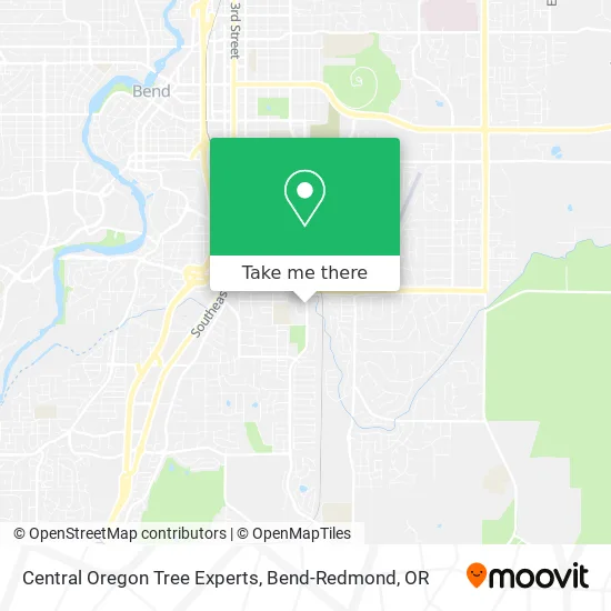 Central Oregon Tree Experts map