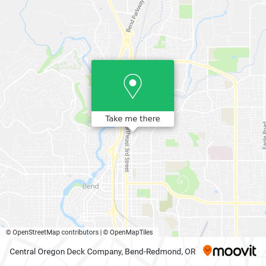 Central Oregon Deck Company map