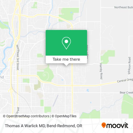 Thomas A Warlick MD map