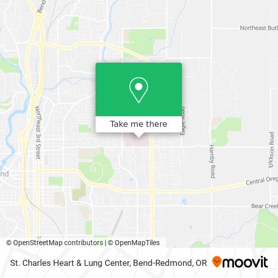 St. Charles Heart & Lung Center map