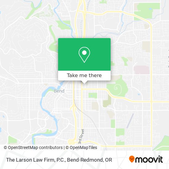 The Larson Law Firm, P.C. map