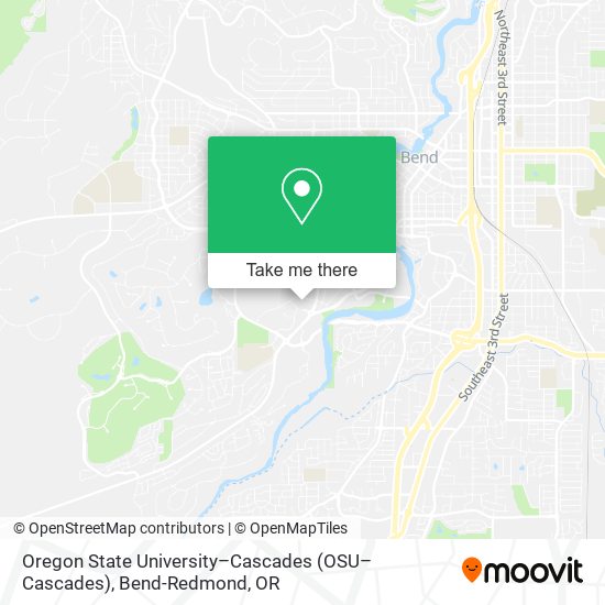 Oregon State University–Cascades (OSU–Cascades) map