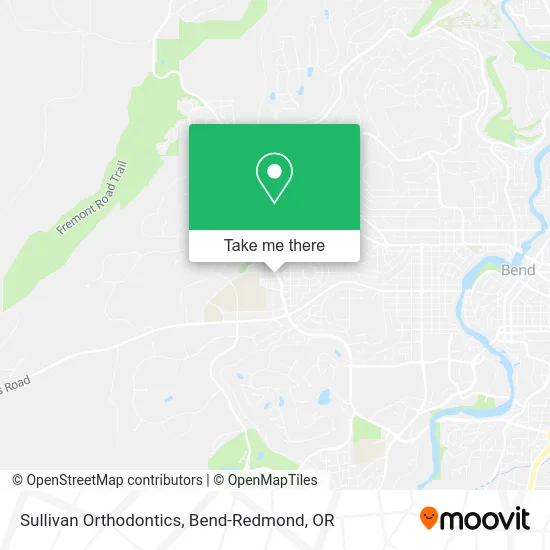 Sullivan Orthodontics map