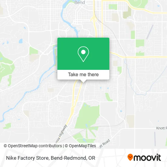 Nike Factory Store map