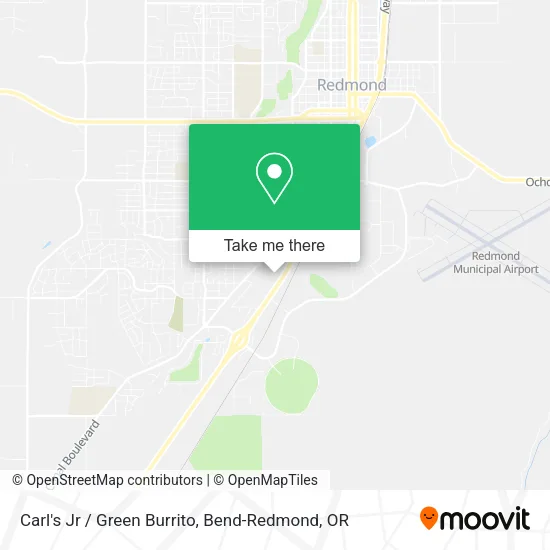 Carl's Jr / Green Burrito map