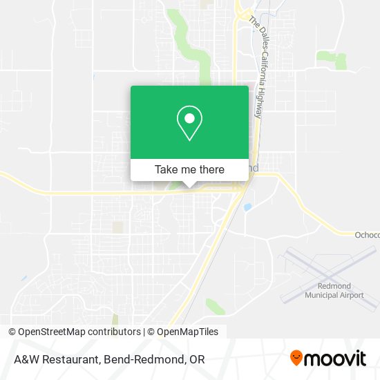 A&W Restaurant map