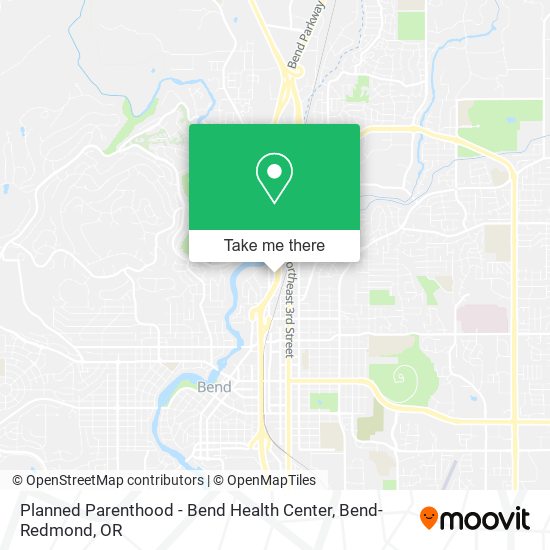 Planned Parenthood - Bend Health Center map