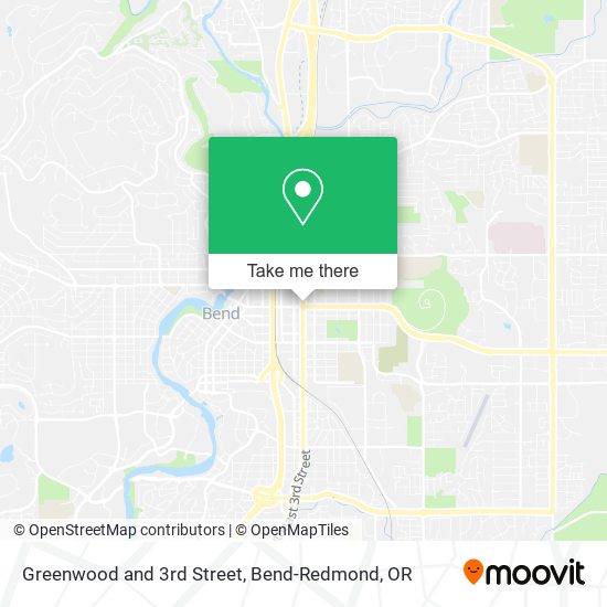 Mapa de Greenwood and 3rd Street