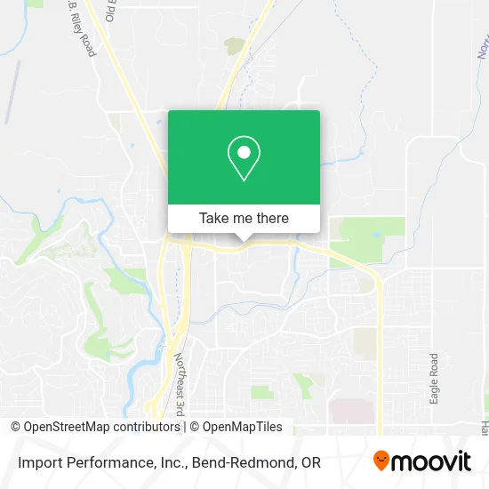 Import Performance, Inc. map