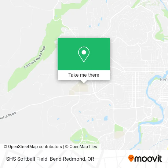 SHS Softball Field map