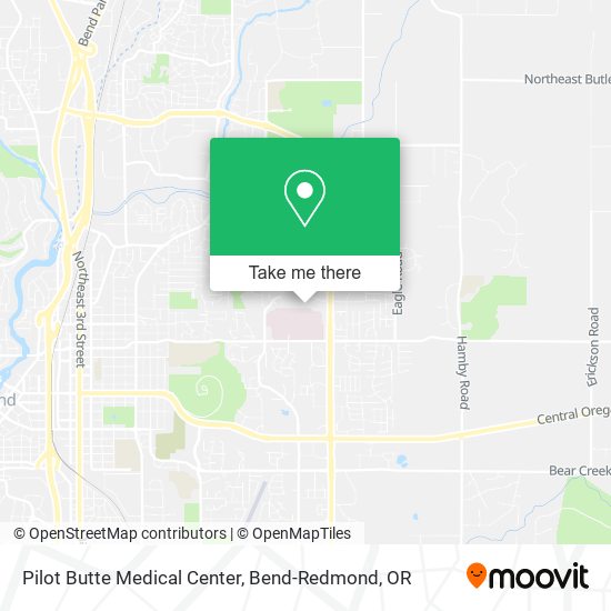 Pilot Butte Medical Center map