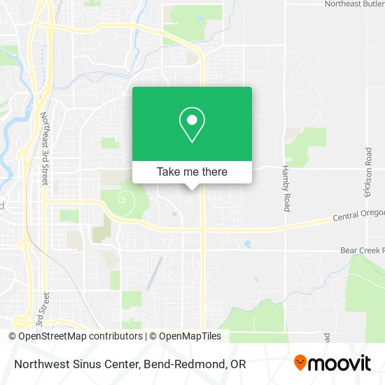 Northwest Sinus Center map