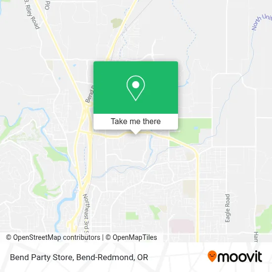 Bend Party Store map
