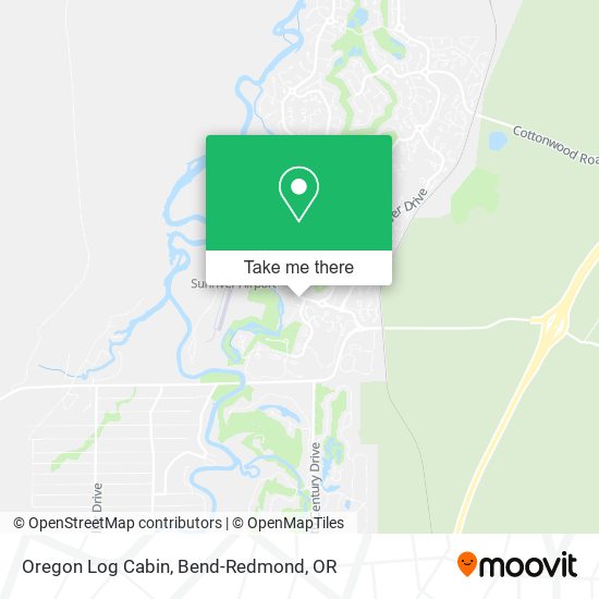 Oregon Log Cabin map