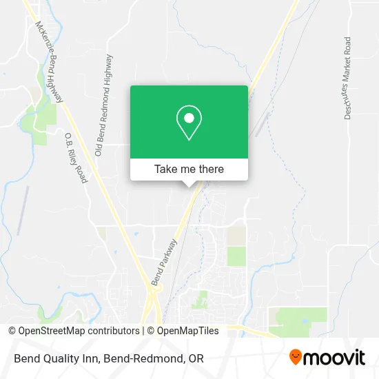 Bend Quality Inn map