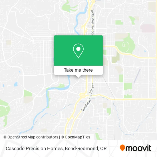 Cascade Precision Homes map